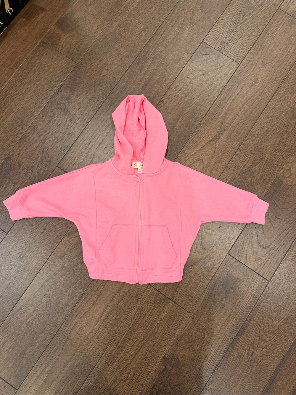 Jessica Simpson Toddler Pink Zip-Up Hoodie - Size 18 Months - C39-117